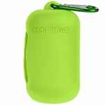 Охлаждающее полотенце NARVIK в силиконовом чехле, зеленое яблоко