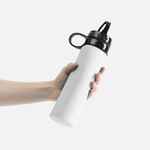 Складная бутылка для воды LANGFOSSEN, белая