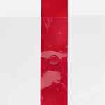 Шопер CLEAR FEST, VER.2, прозрачный с красными ручками