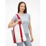 Шопер CLEAR FEST, VER.2, прозрачный с красными ручками