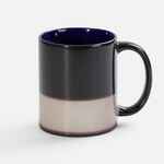 Кружка-хамелеон ON DISPLAY, глянцевая, черная с синим