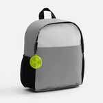 Пешеходный светоотражатель с цепочкой «Круг», неон-желтый