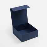 Коробка складная QUADRA FOLD, темно-синяя