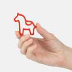 Подвеска «Лошадка с седлом», 3D-печать на заказ