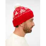 Шапка HOLIDALE, красная с молочным