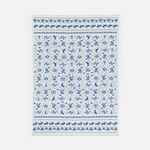 Плед HOLIDALE, синий с молочным