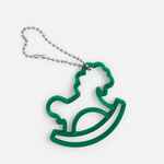 Подвеска «Лошадка-качалка», 3D-печать, зеленая