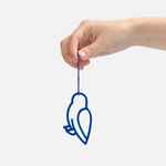 Подвеска «Сова», 3D-печать, синяя