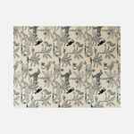 Плед SAVANNA, белый с синим