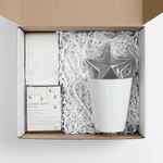 Набор «Планы на счастье», белый с серебристым