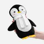 Мягкая игрушка BEASTIE TOYS, пингвиненок с белым шарфом