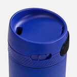 Термостакан X1 с цветной кнопкой, синий с черным
