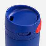 Термостакан X1 с цветной кнопкой, синий с красным