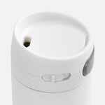 Термостакан X1 с цветной кнопкой, белый с серым