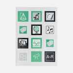 Стикерпак UV-DTF INDUSTRY, наука и искусство