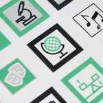 Стикерпак UV-DTF INDUSTRY, наука и искусство