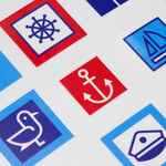 Стикерпак UV-DTF INDUSTRY, море