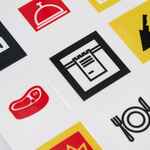 Стикерпак UV-DTF INDUSTRY, кафе