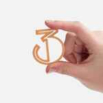 Подвеска SYMBOL, 3D-печать на заказ, цифра 3