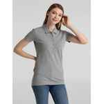 Рубашка поло женская PHOENIX WOMEN серый меланж, размер M