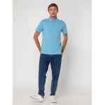 Рубашка поло мужская VIRMA LIGHT, голубая, размер S