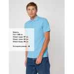 Рубашка поло мужская VIRMA LIGHT, голубая, размер S