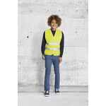 Жилет светоотражающий SECURE PRO оранжевый неон, размер 10/14 лет
