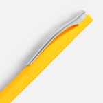 Ручка шариковая PIN SOFT TOUCH, желтая