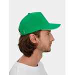 Бейсболка LONG BEACH, ярко-зеленая с белым
