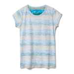 Футболка женская RAYET LADY двусторонняя, голубой/зеленый, размер S