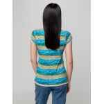 Футболка женская RAYET LADY двусторонняя, голубой/зеленый, размер S