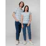 Футболка женская RAYET LADY двусторонняя, голубой/зеленый, размер S