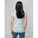 Футболка женская RAYET LADY двусторонняя, голубой/зеленый, размер S