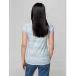 Футболка женская RAYET LADY двусторонняя, голубой/зеленый, размер S