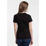 Футболка женская «Ван-Пакман», черная, размер S