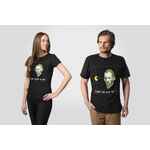 Футболка женская «Ван-Пакман», черная, размер S