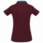 Рубашка поло женская DNM FORWARD бордовая, размер XL