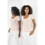 Футболка женская METROPOLITAN розовая (коралловая), размер M