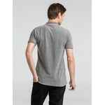 Рубашка поло мужская PANAME MEN черный меланж, размер L