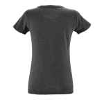 Футболка женская REGENT FIT WOMEN черный меланж, размер S