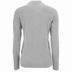 Рубашка поло женская с длинным рукавом PERFECT LSL WOMEN серый меланж, размер L