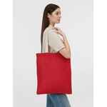 Холщовая сумка на плечо JUHU, красная