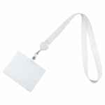Лента для бейджа с ретрактором RETRACT, белая