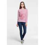 Футболка женская GRAND GRANAT, белая с красным, размер XS