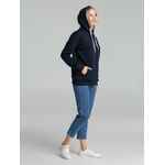 Толстовка на молнии с капюшоном UNIT SIVERGA HEAVY темно-синяя, размер XS