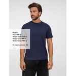 Футболка унисекс T-BOLKA 180, темно-синяя, размер S