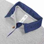 Рубашка поло женская DNM FORWARD серый меланж, размер S