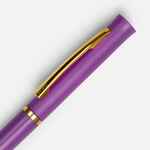 Ручка шариковая EURO GOLD, фиолетовая