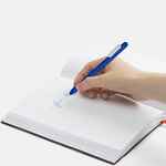 Ручка шариковая SWIPER SOFT TOUCH, синяя с белым