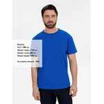 Футболка T-BOLKA 180 ярко-синяя, размер XS